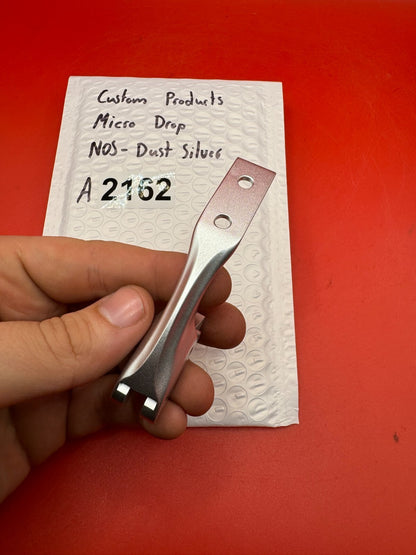 Custom Products Micro Drop NOS-Dust Silver - used paintball drop forward - dust silver