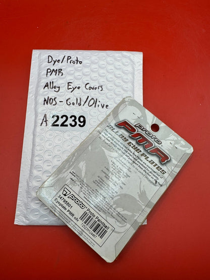 Dye/Proto PMR Alloy Eye Covers NOS-Gold/Olive