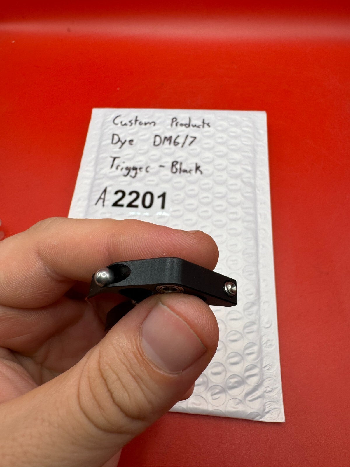 Custom products Dye DM6/7 Trigger-Black - used paintball trigger - black
