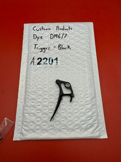 Custom products Dye DM6/7 Trigger-Black - used paintball trigger - black