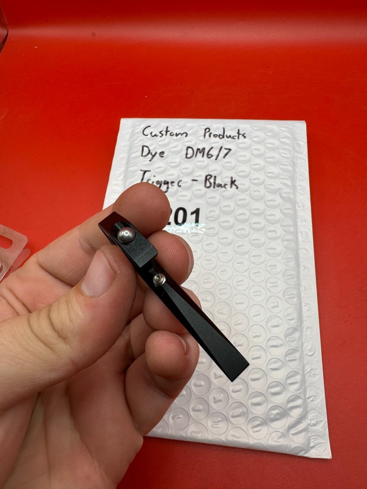 Custom products Dye DM6/7 Trigger-Black - used paintball trigger - black