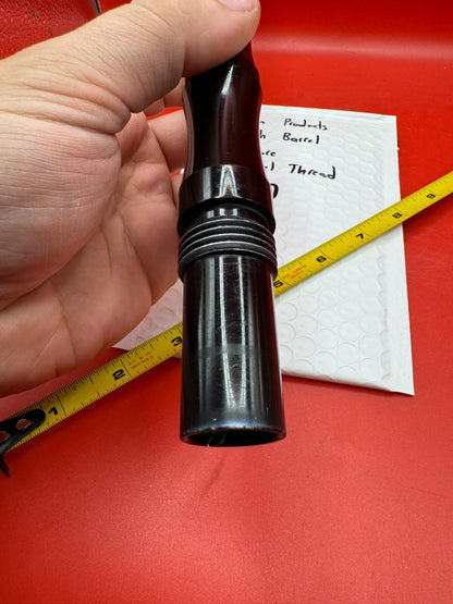 Custom Products 12 inch Paintball Barrel 689 Bore Old Angel Thread - used paintball barrel - black