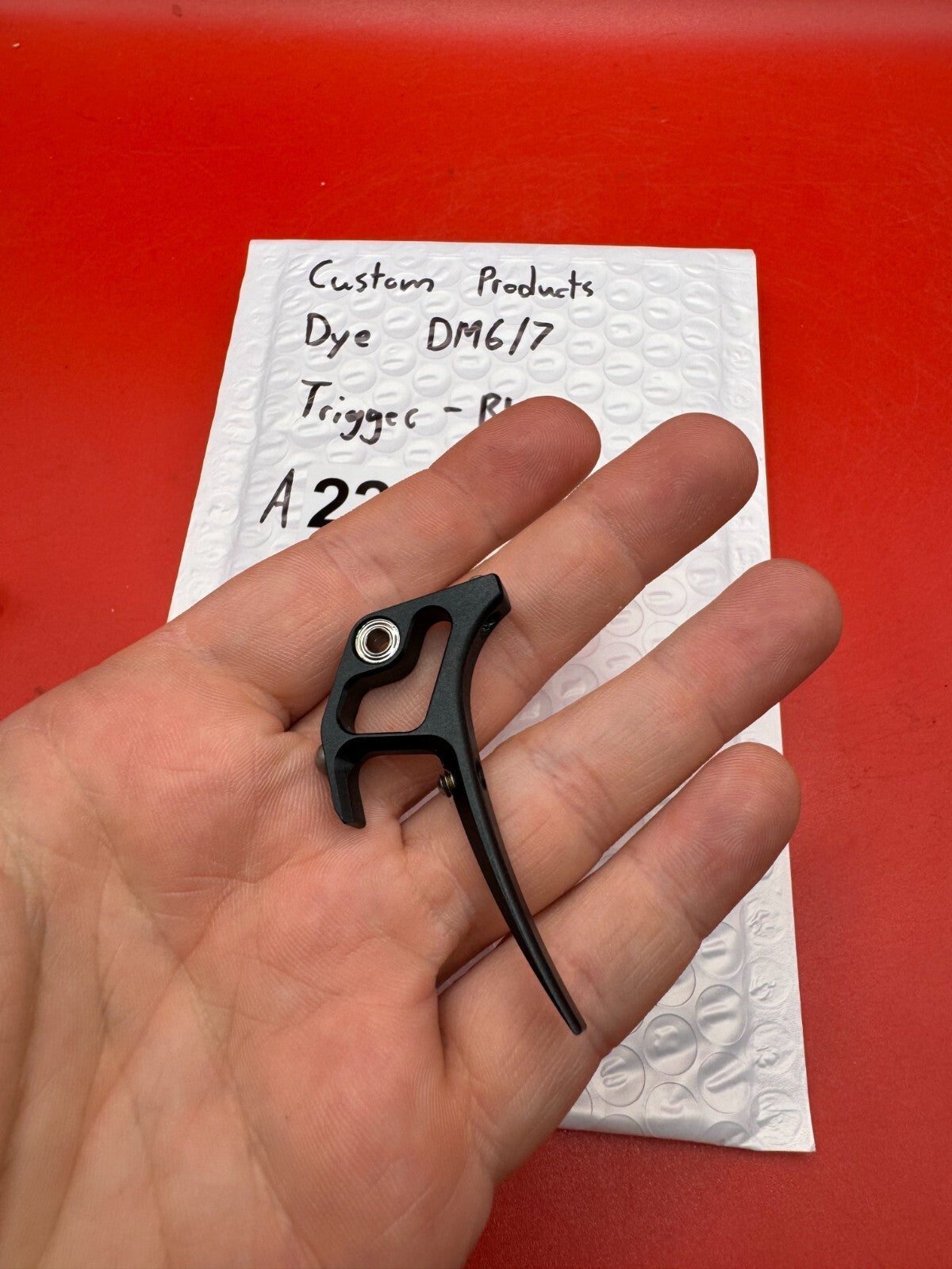 Custom products Dye DM6/7 Trigger-Black - used paintball trigger - black