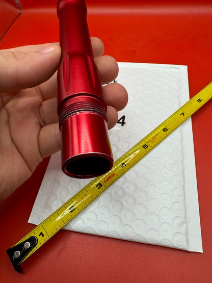 Dye UL Back 688 Bore AC Thread - used paintball barrel back - red anno