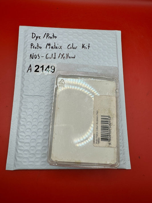 Dye/Proto Proto Matrix Color Kit NOS-Gold/Yellow - used paintball color kit / accent parts kit - gold/yellow anno