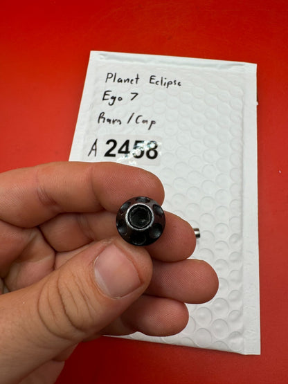Planet Eclipse Ego 7 RAM/CAP - used paintball ram and ram cap - black/silver