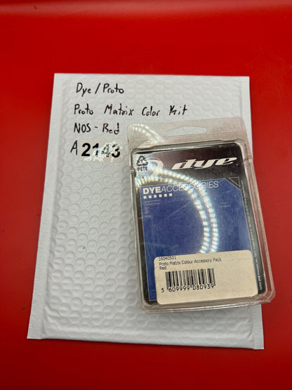 Dye/Proto Proto Matrix Color Kit NOS-Red - used paintball color accessory kit - red anno