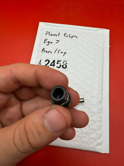 Planet Eclipse Ego 7 RAM/CAP - used paintball ram and ram cap - black/silver