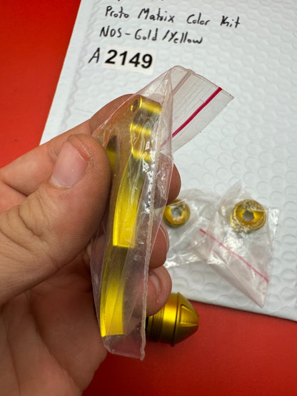 Dye/Proto Proto Matrix Color Kit NOS-Gold/Yellow - used paintball color kit / accent parts kit - gold/yellow anno