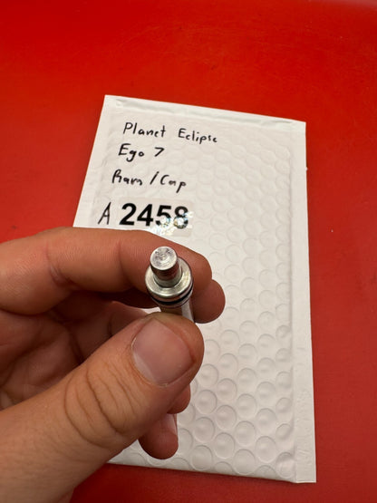 Planet Eclipse Ego 7 RAM/CAP - used paintball ram and ram cap - black/silver