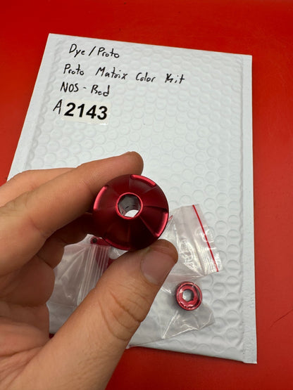 Dye/Proto Proto Matrix Color Kit NOS-Red - used paintball color accessory kit - red anno