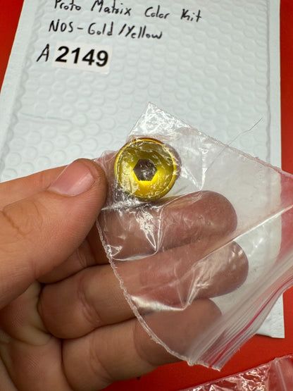 Dye/Proto Proto Matrix Color Kit NOS-Gold/Yellow - used paintball color kit / accent parts kit - gold/yellow anno