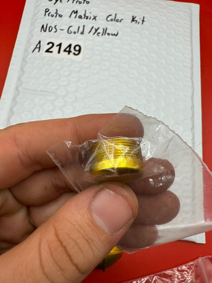 Dye/Proto Proto Matrix Color Kit NOS-Gold/Yellow - used paintball color kit / accent parts kit - gold/yellow anno