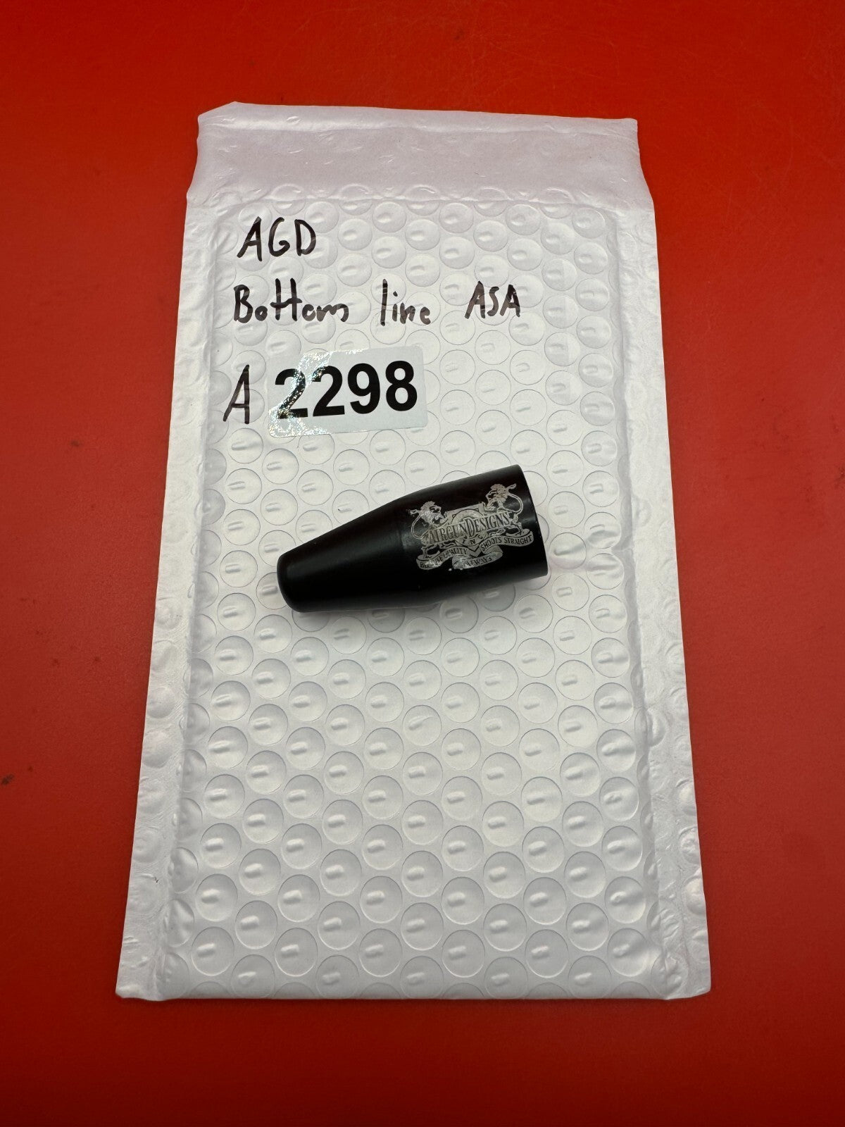 AGD Bottom Line ASA - used paintball bottom line asa - black