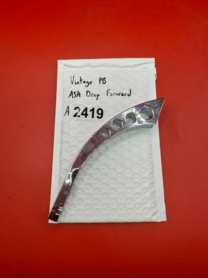 Vintage PB ASA Drop Forward - used paintball asa drop forward - silver chrome