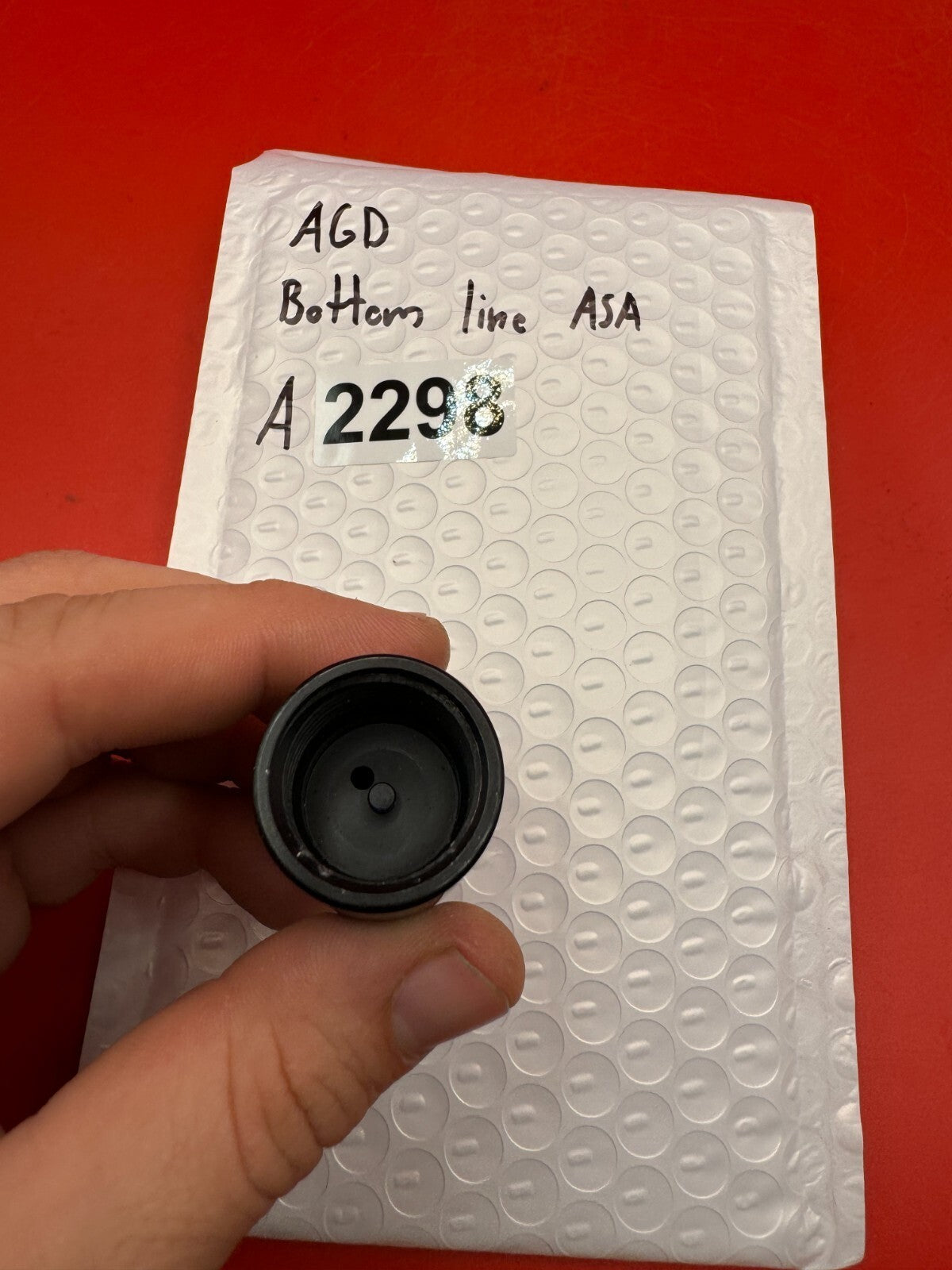 AGD Bottom Line ASA - used paintball bottom line asa - black
