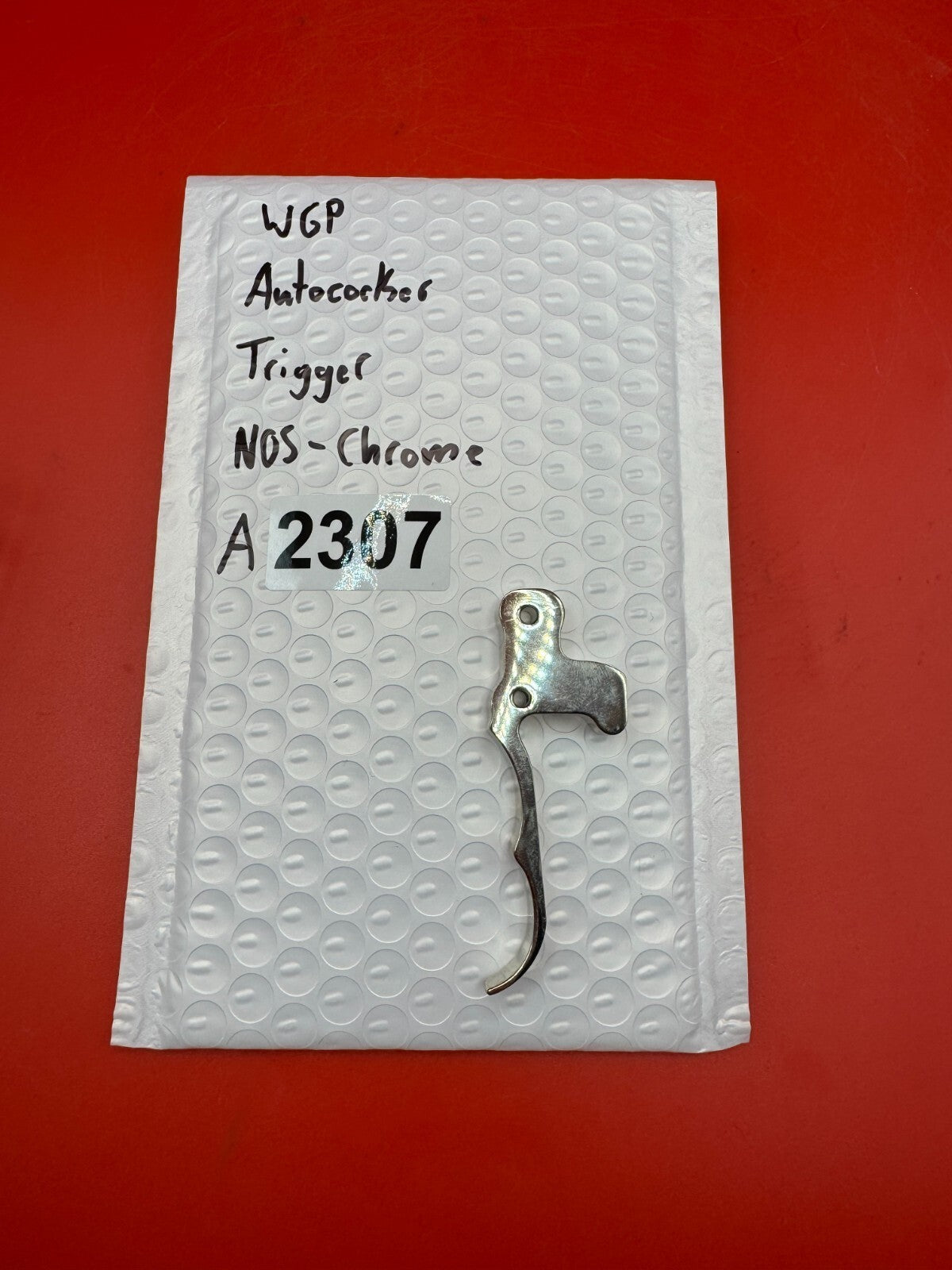 WGP Autococker Trigger NOS-Chrome - used paintball trigger - chrome