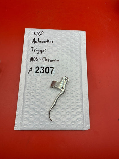 WGP Autococker Trigger NOS-Chrome - used paintball trigger - chrome