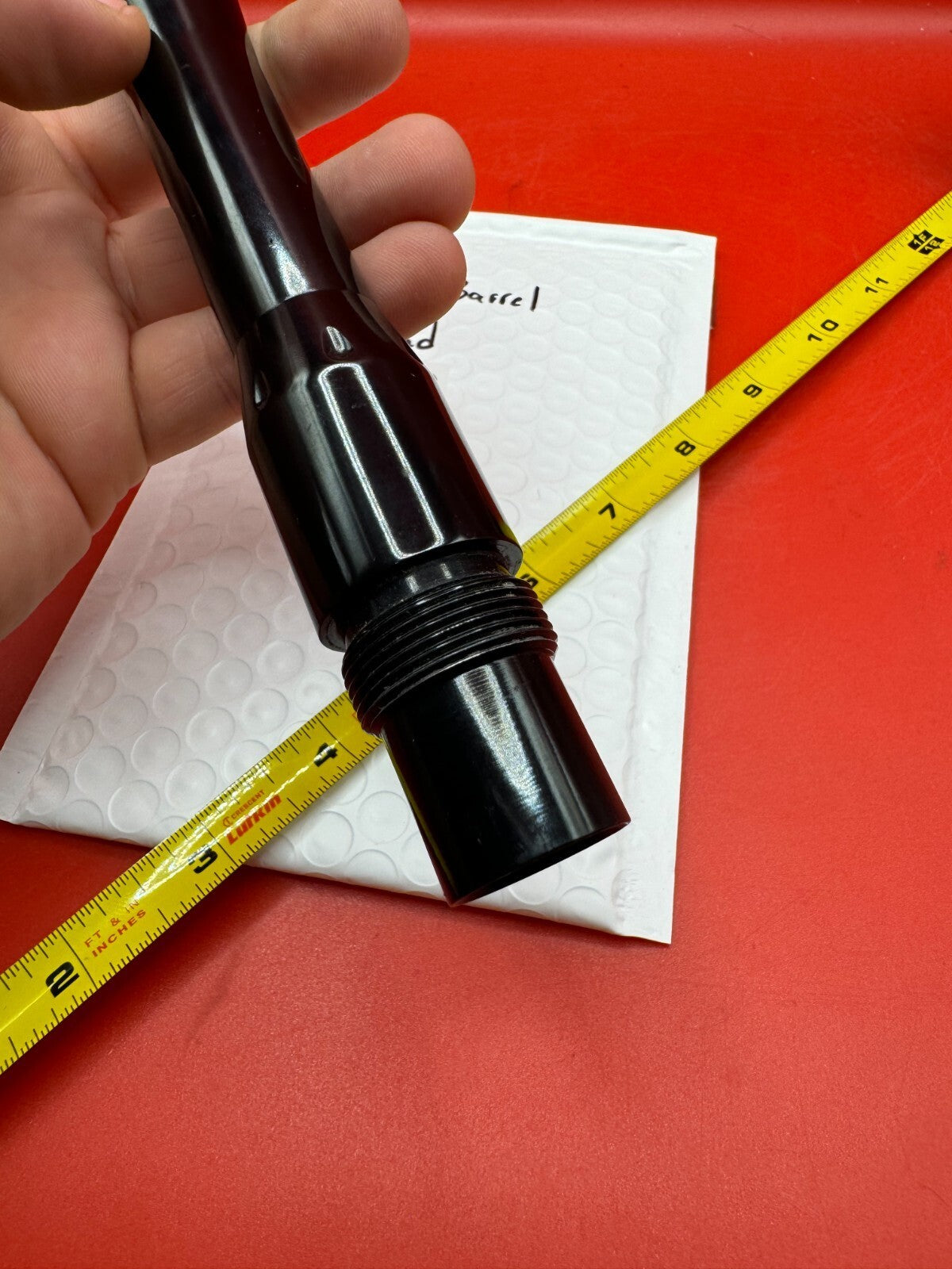 Evil PB 12 inch Paintball Barrel AC Thread - used paintball barrel - black