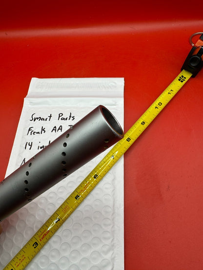 Smart Parts Freak AA Tip 14 inch - used paintball barrel tip - silver