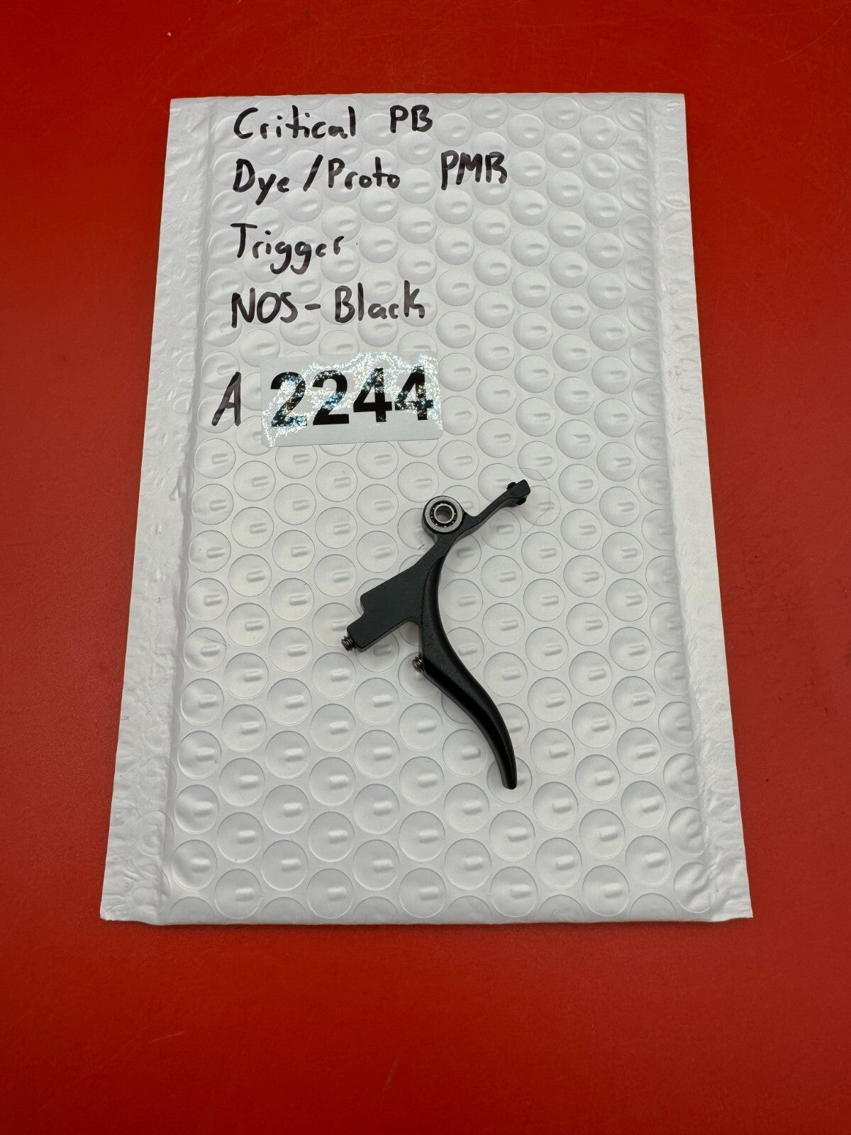 Critical PB Dye/Proto PMR Trigger NOS-Black - used paintball trigger - black