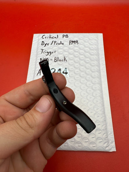 Critical PB Dye/Proto PMR Trigger NOS-Black - used paintball trigger - black