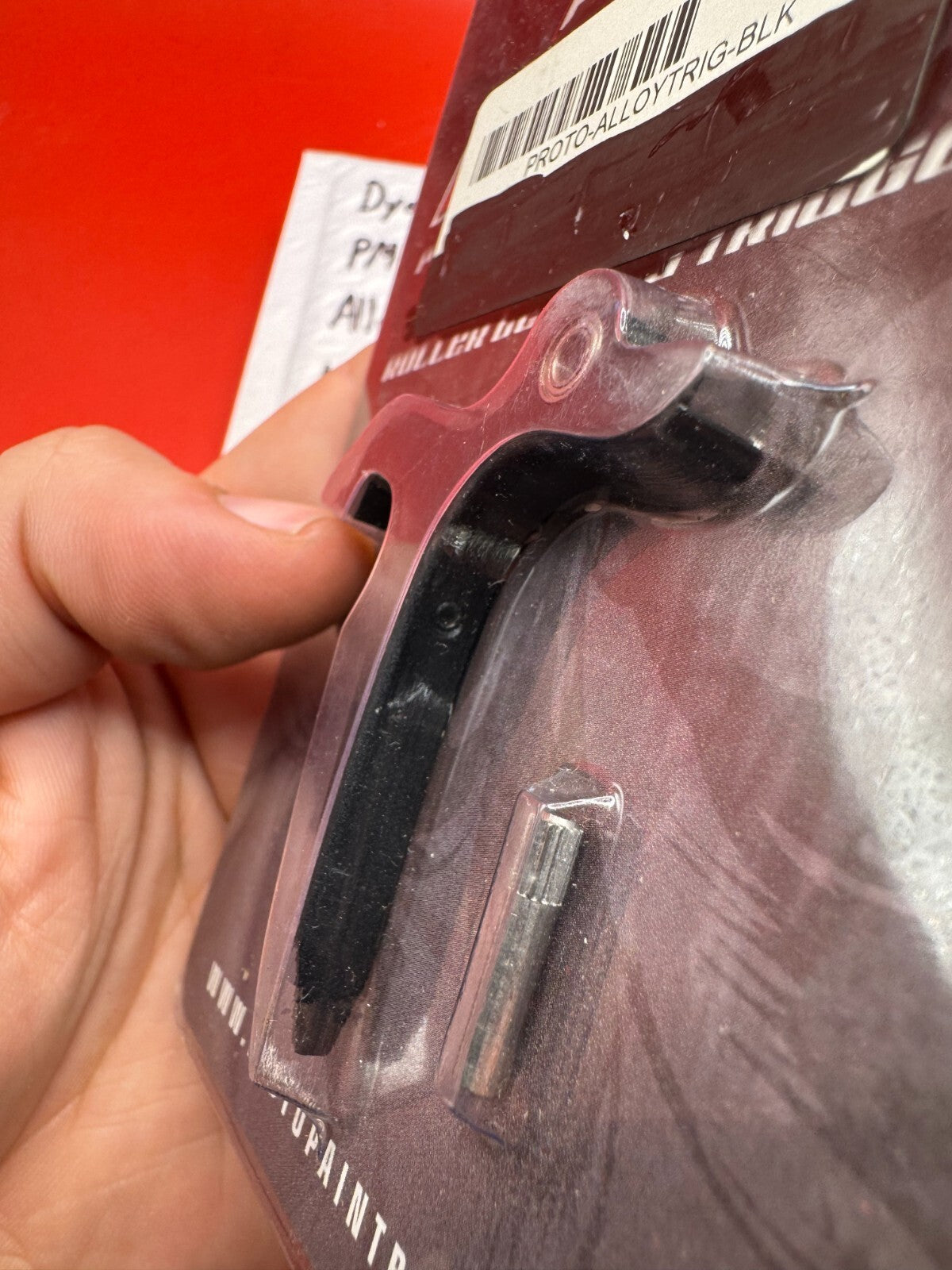 Dye/Proto PMR Alloy Trigger NOS-Black - used paintball trigger - black