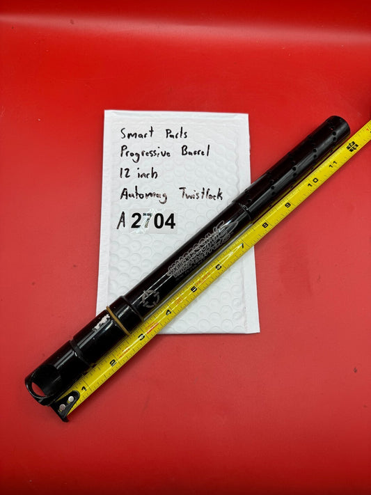 Smart Parts Progressive Barrel 12 inch Automag Twistlock - used paintball barrel - black
