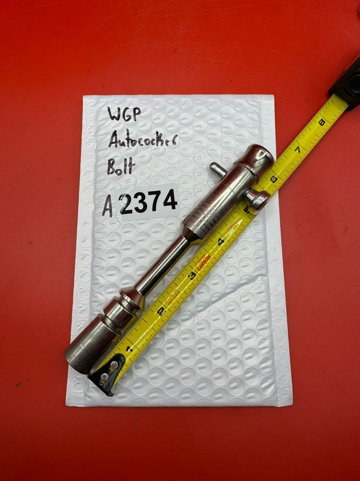 WGP Autococker Bolt - used paintball bolt - silver