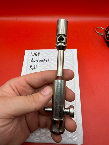 WGP Autococker Bolt - used paintball bolt - silver