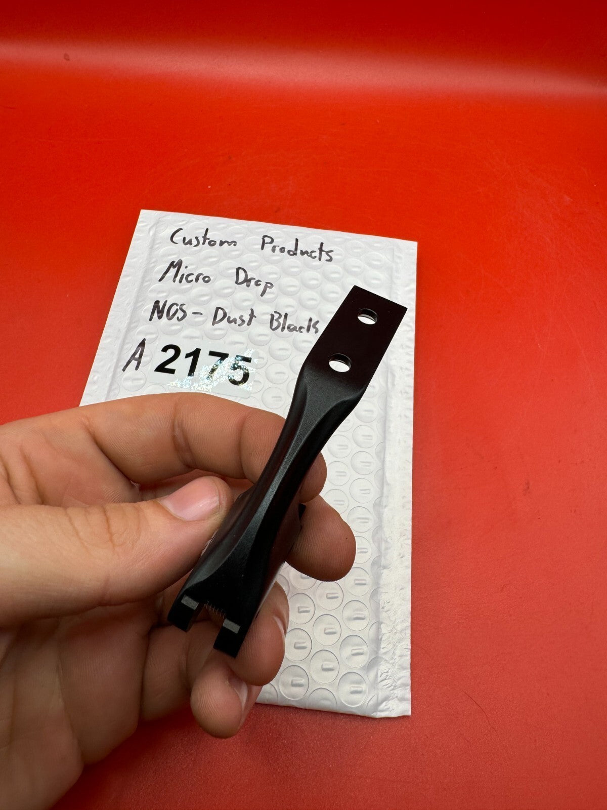 Custom Products Micro Drop NOS-Dust Black - used paintball drop forward / micro drop asa - dust black