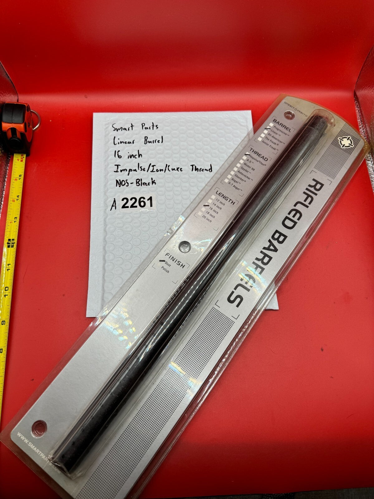 Smart Parts Linear Barrel 16 inch Impulse/Ion/Luxe Thread NOS-Black