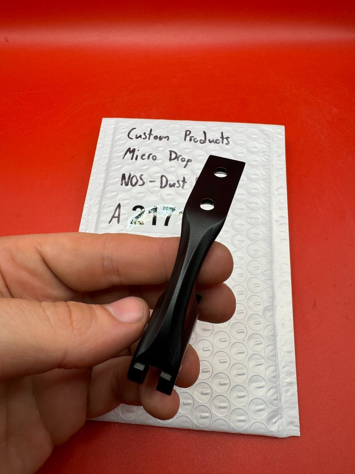 Custom Products Micro Drop NOS-Dust Black - used paintball trigger - dust black