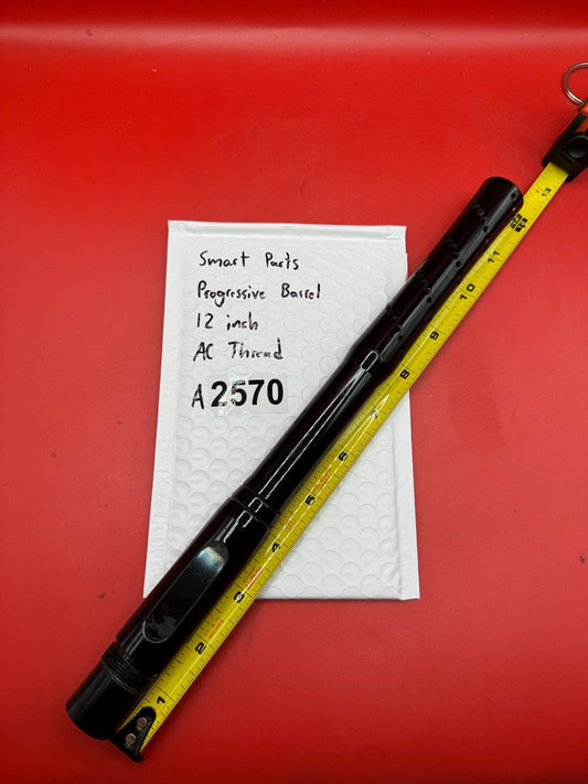 Smart Parts Progressive Paintball Barrel 12 inch AC Thread - used paintball barrel - black