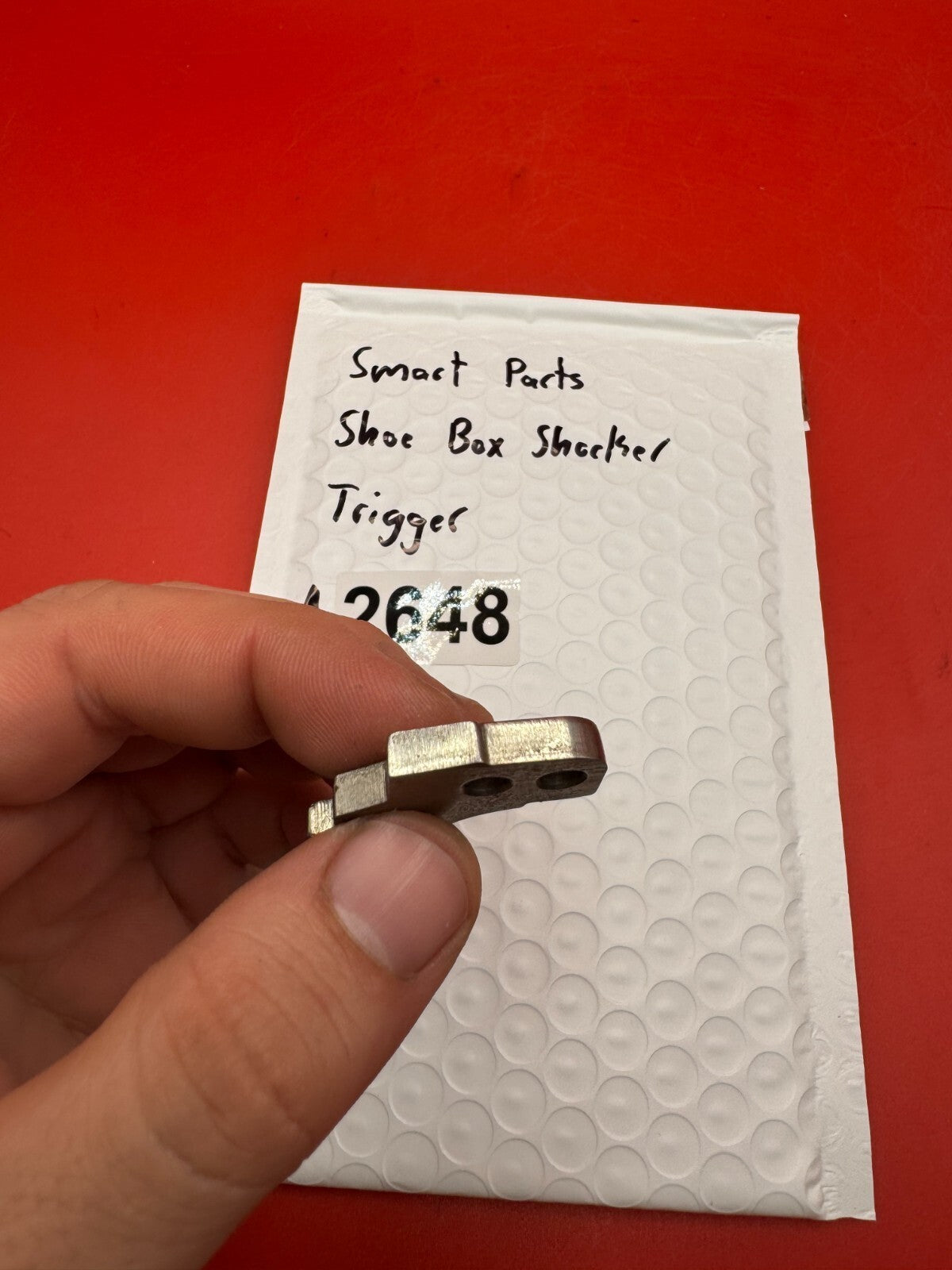 Smart Parts Show Box Shocker Trigger - used paintball trigger - silver