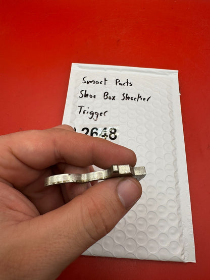 Smart Parts Show Box Shocker Trigger - used paintball trigger - silver