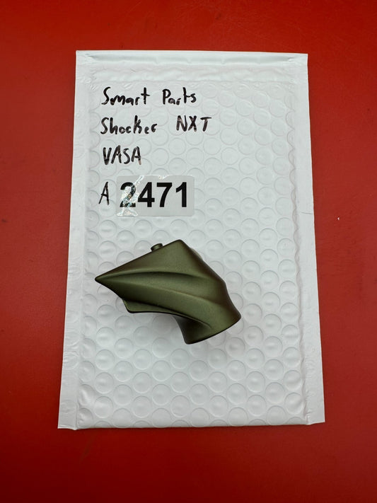 Smart Parts Shocker NXT VASA - used paintball velocity adjuster / asa (vasa) - olive green anno