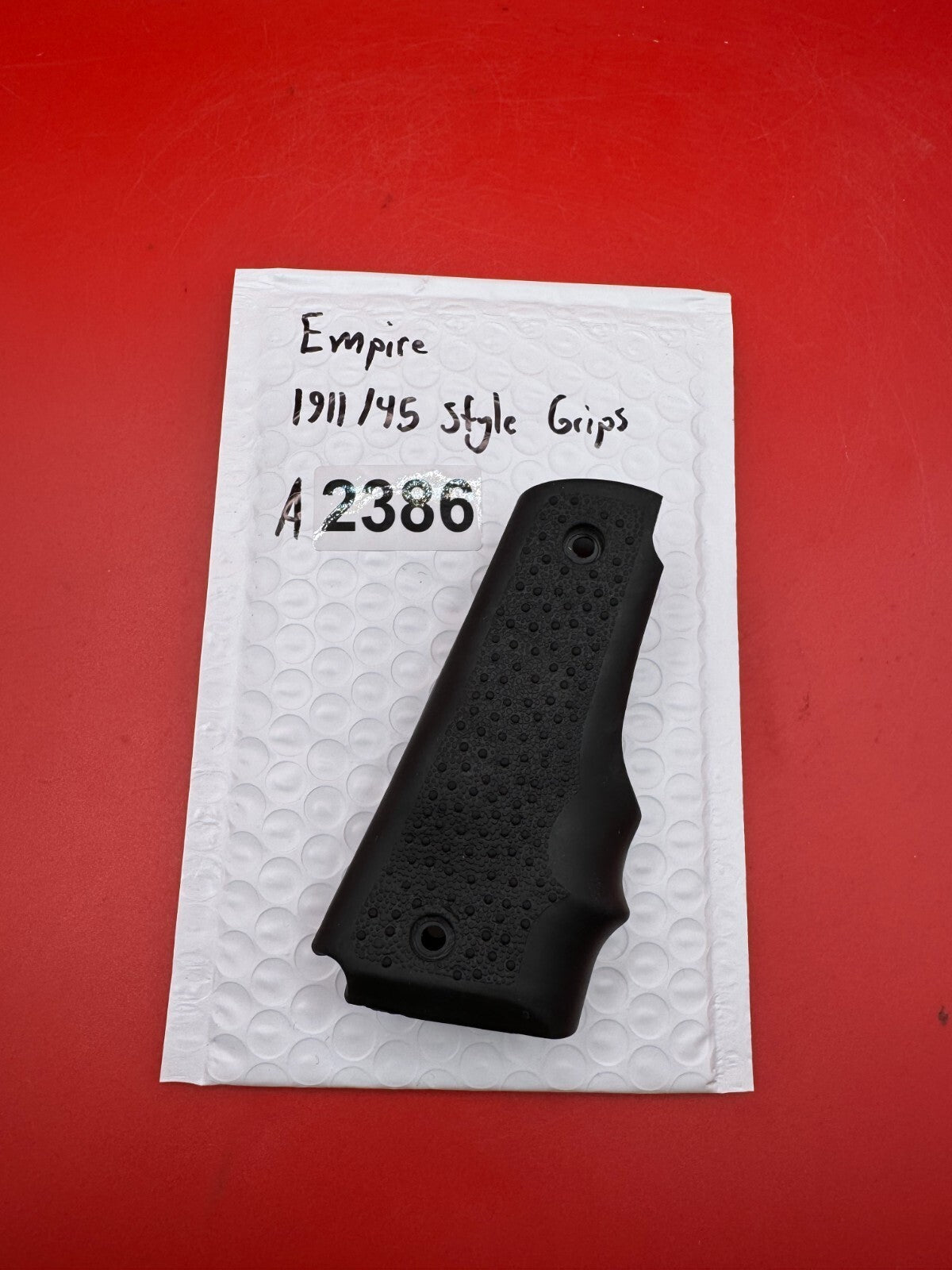 Empire 1911/45 Style Grips - used paintball grip panel - black