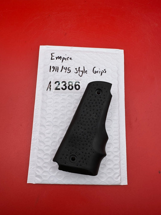 Empire 1911/45 Style Grips - used paintball grip panel - black