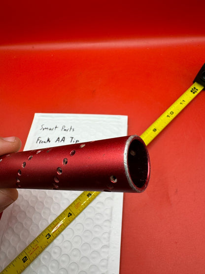 Smart Parts Freak AA Tip 14 inch - used paintball barrel tip - red anno