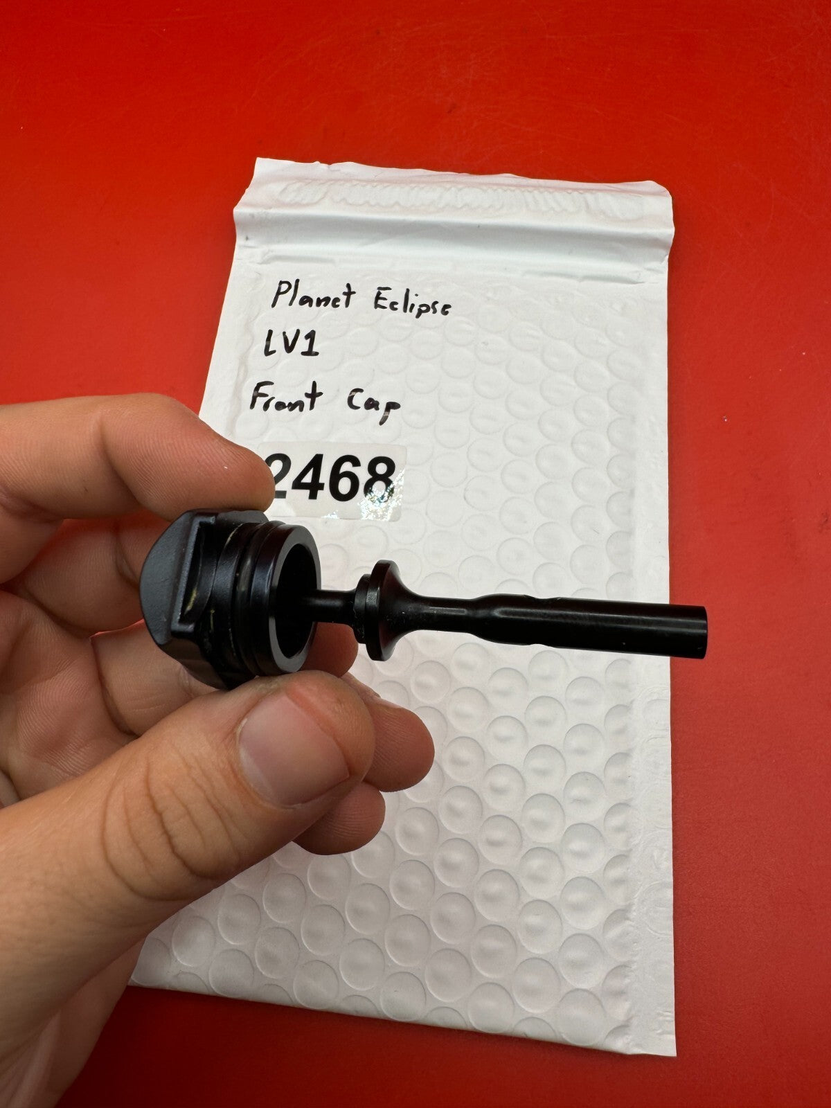 Planet Eclipse LV1 Front Cap - used paintball front cap - black