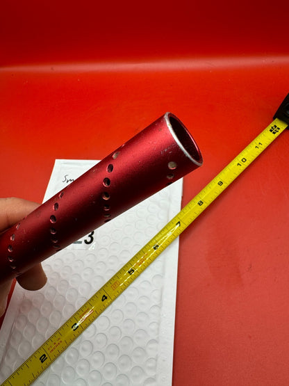 Smart Parts Freak AA Tip 14 inch - used paintball barrel tip - red anno