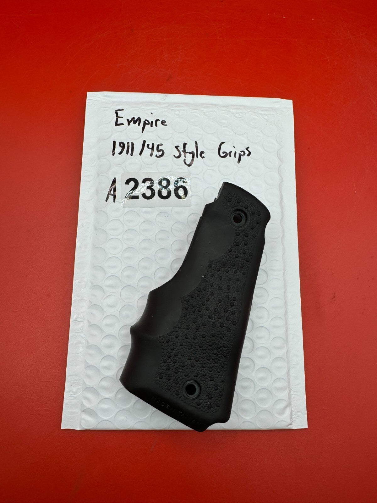 Empire 1911/45 Style Grips - used paintball grip panel - black