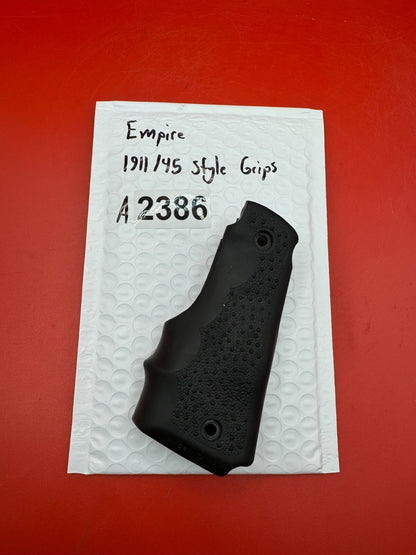 Empire 1911/45 Style Grips - used paintball grip panel - black