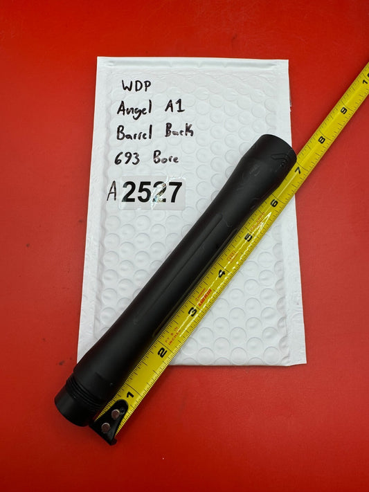 WDP Angel A1 Paintball Barrel Back 693 Bore - used paintball barrel back - black