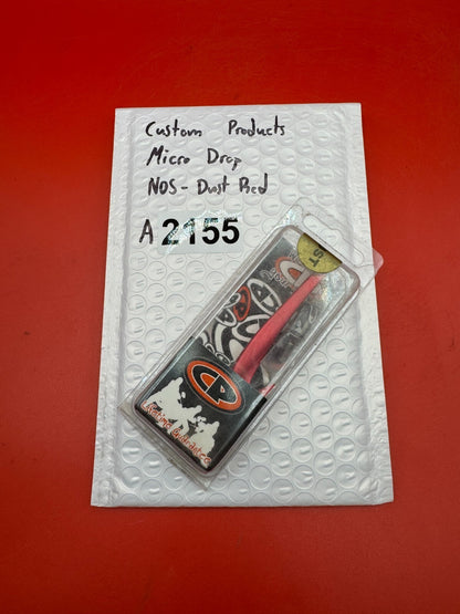 Custom Products Micro Drop NOS-Dust Red - used paintball drop forward / micro drop asa adapter - dust red