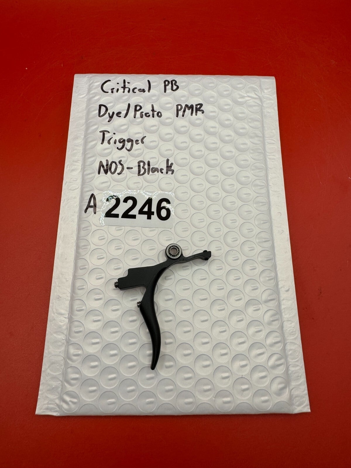 Critical PB Dye/Proto PMR Trigger NOS-Black - used paintball trigger - black