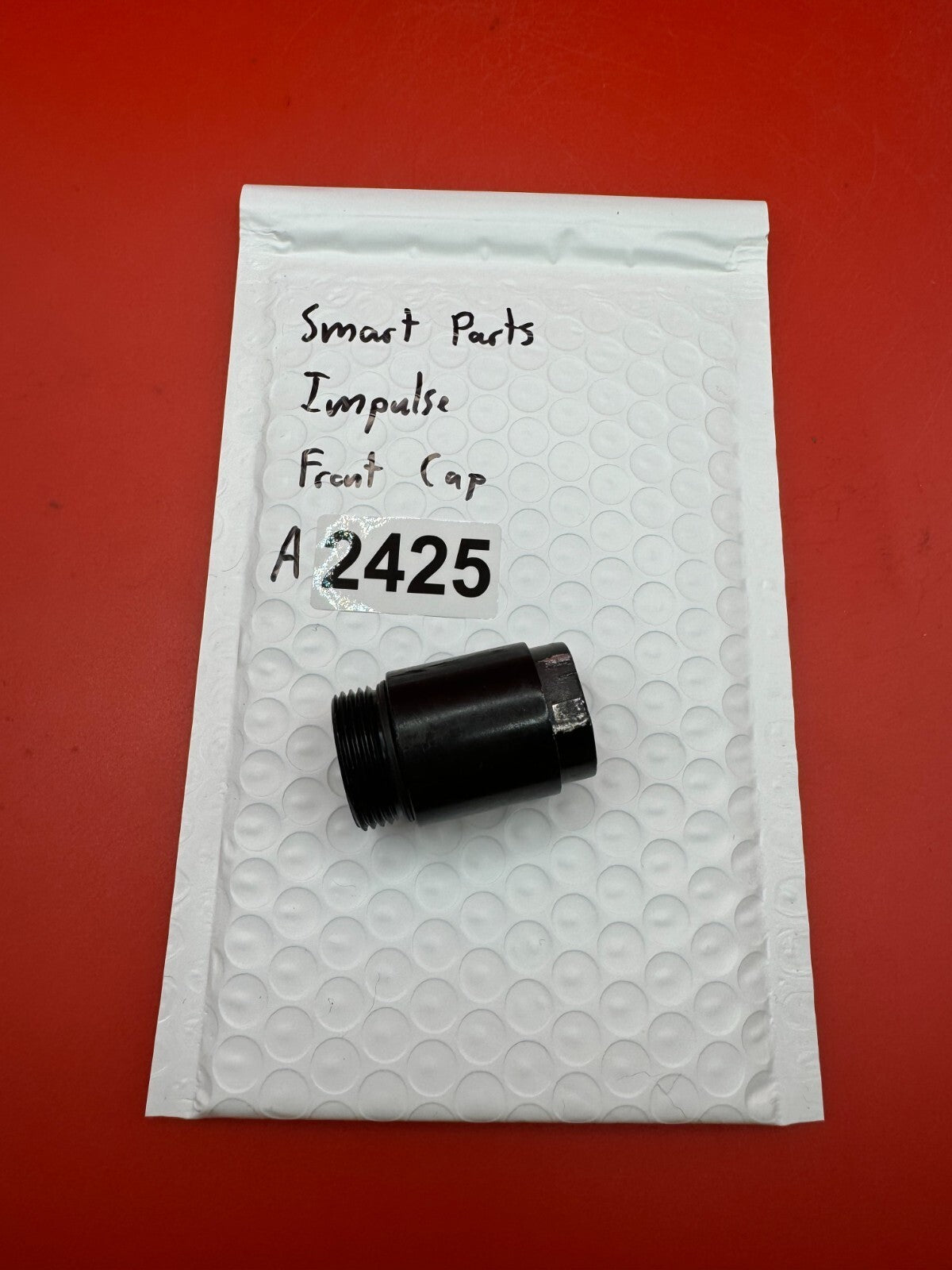 Smart Parts Impulse Front Cap - used paintball front cap - black