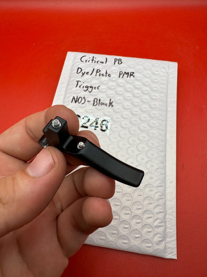Critical PB Dye/Proto PMR Trigger NOS-Black - used paintball trigger - black