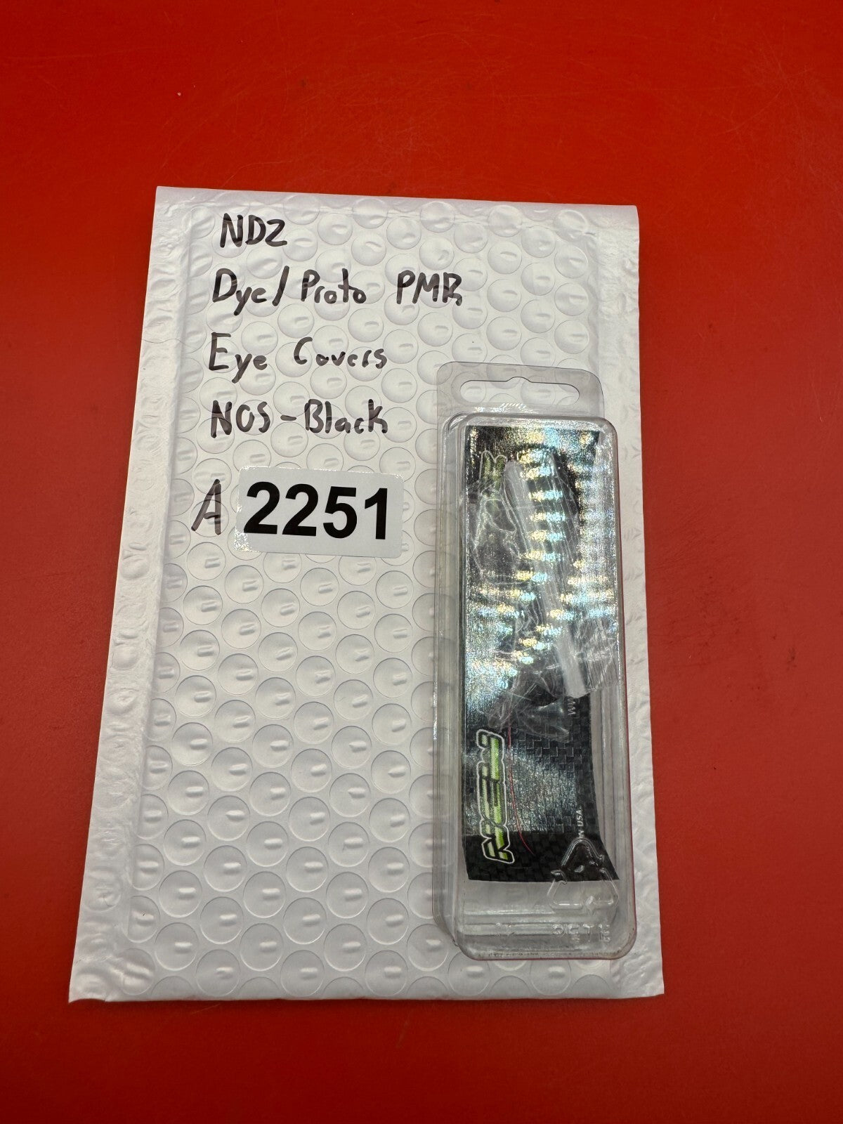 NDZ Dye/Proto PMR Eye Covers NOS-BLack - used paintball eye covers - black